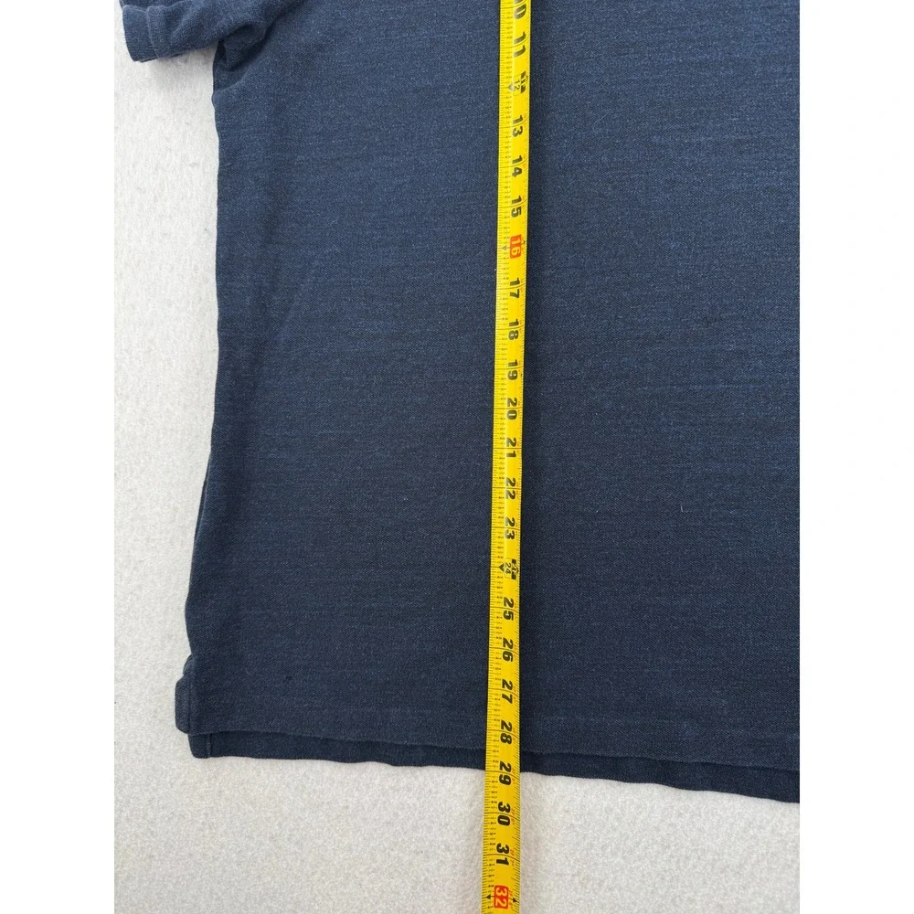 Polo Ralph Lauren Mens XL Classic Fit Short Sleeve Polo Navy Blue Heathered